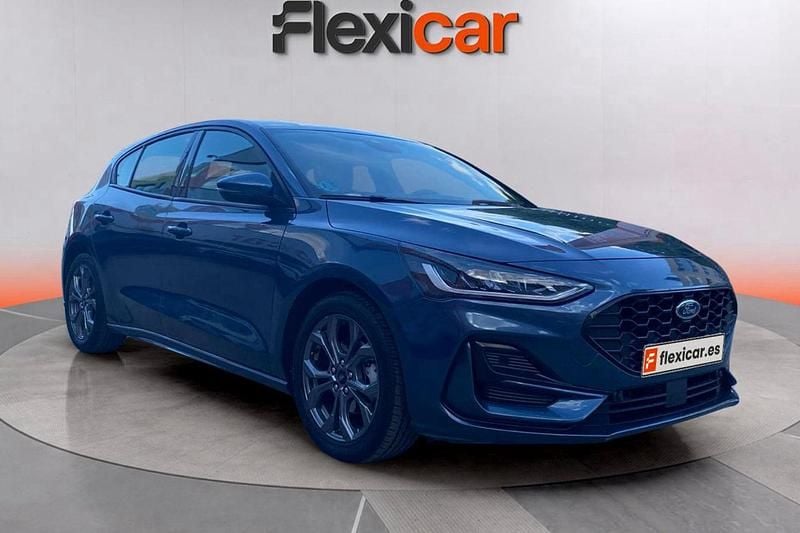 Azul Usado 2023 Ford Focus ST-Line Berlina | 18.890 € (Precio justo) - Imagen 1/4