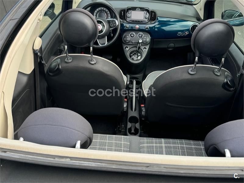 Azul Usado 2018 Fiat 500C S Descapotable | 11.000 € (Precio justo) - Imagen 1/4