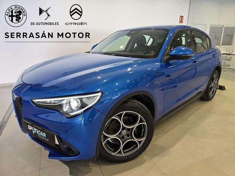 Azul Usado 2020 Alfa Romeo Stelvio Sprint SUV | 23.990 € (Buen precio) - Imagen 1/4