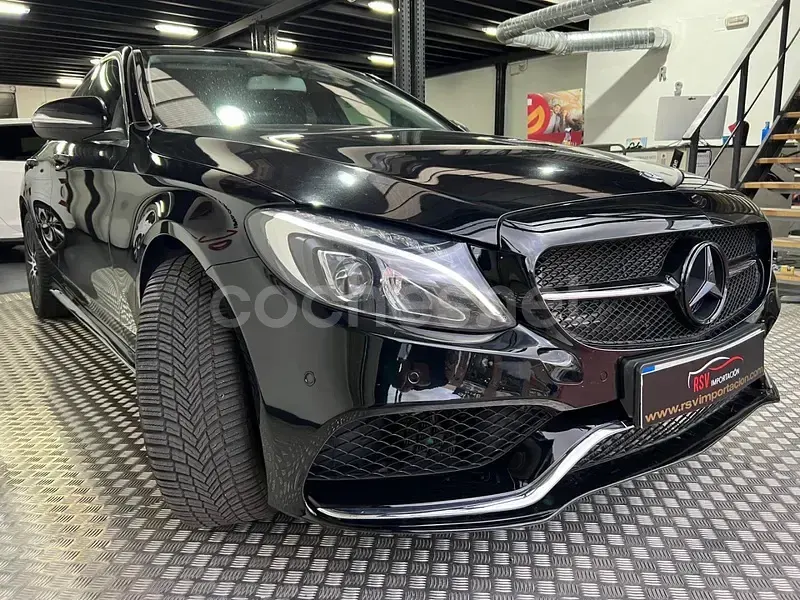 Occasion Mercedes C250 AMG line 211 PK (155 kW) 2015 Zwart Stationwagen