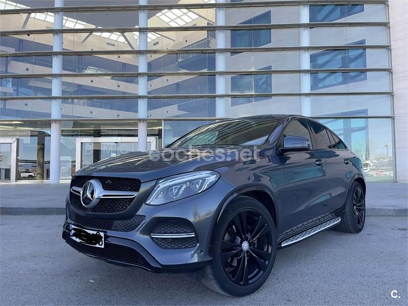 Usado Mercedes GLE350 258 CV (189 kW) 2016 Gris / plata Coupe