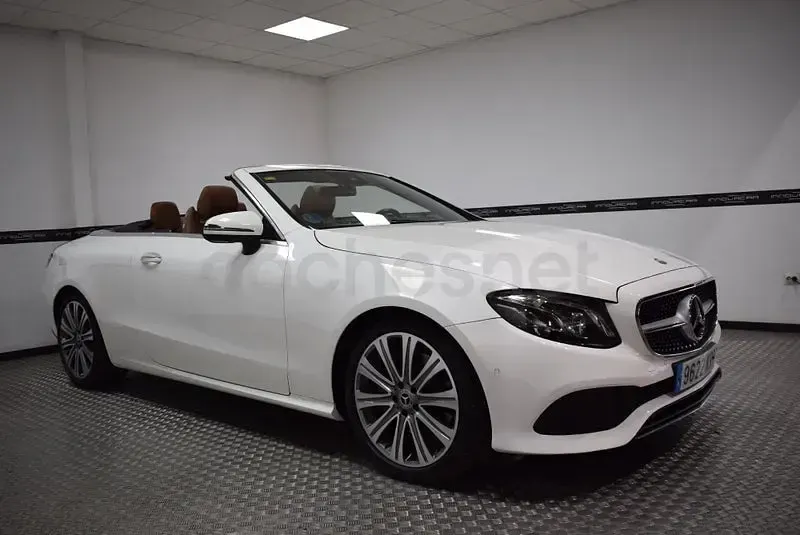 Usado Mercedes E350 299 CV (219 kW) 2018 Blanco Descapotable