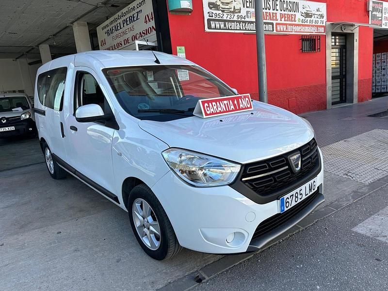 Blanco Usado 2021 Dacia Dokker Essentiel Monovolumen | 12.500 € (Un poco caro) - Imagen 1/4