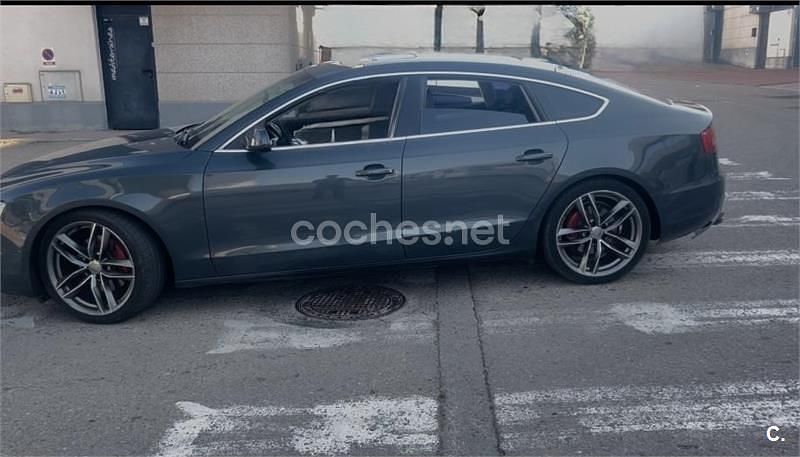 Usado Audi A5 Sportback S-Line 211 CV (155 kW) 2009 Azul Utilitario