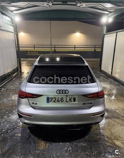 Usado Audi A3 S-Line 150 CV (110 kW) 2020 Gris / plata Berlina
