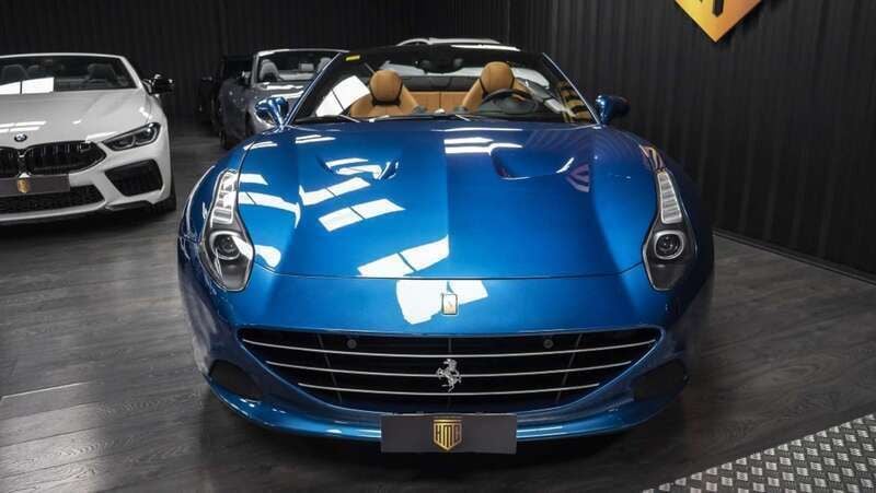 Usado Ferrari California 560 CV (411 kW) 2014 Azul Descapotable