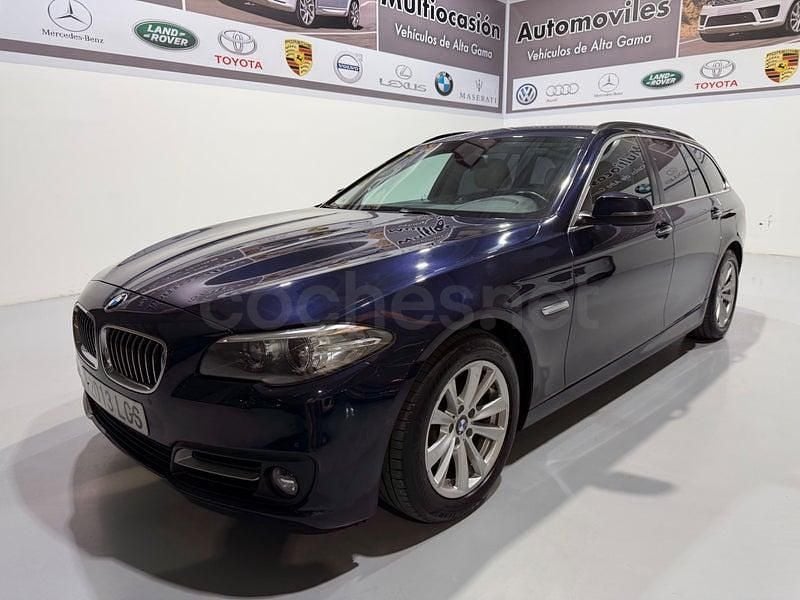 Usado BMW 518 150 CV (110 kW) 2015 Azul Familiar