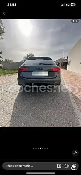 Usado Audi A6 S-Line 313 CV (230 kW) 2014 Gris / plata Familiar