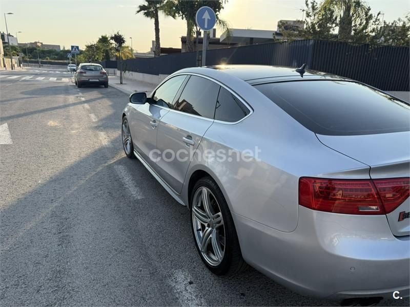 Usado Audi A5 Sportback S-Line 177 CV (130 kW) 2013 Gris / plata Utilitario