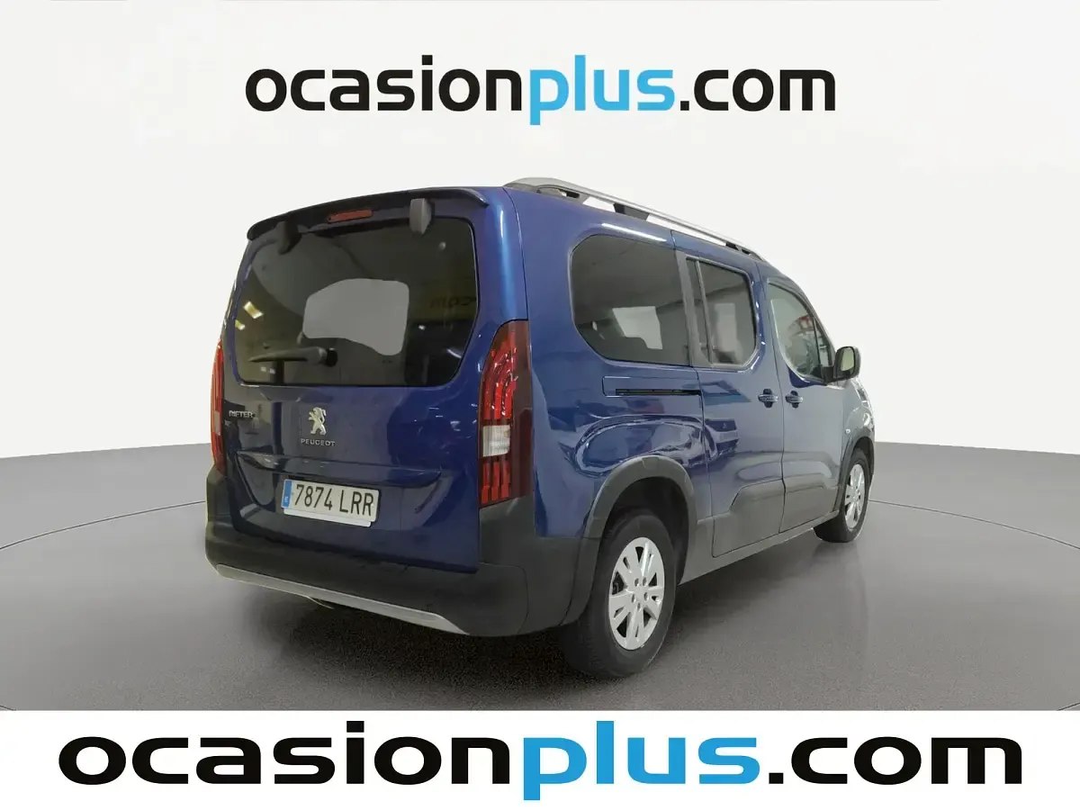 Usado Peugeot Rifter Allure 131 CV (96 kW) 2021 Azul Monovolumen