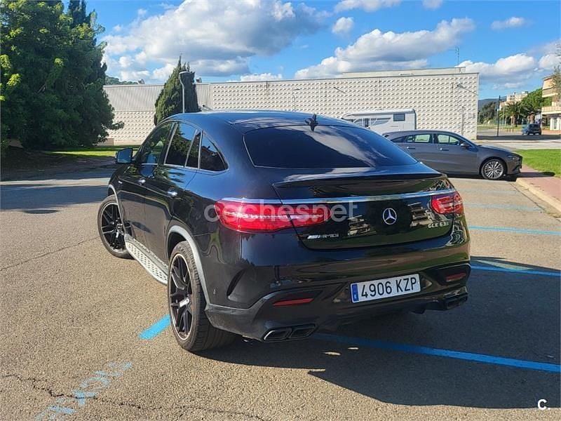 Usado Mercedes GLE63 AMG 585 CV (430 kW) 2019 Negro Coupe