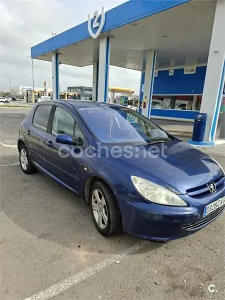 Usado Peugeot 307 136 CV (100 kW) 2003 Azul Familiar