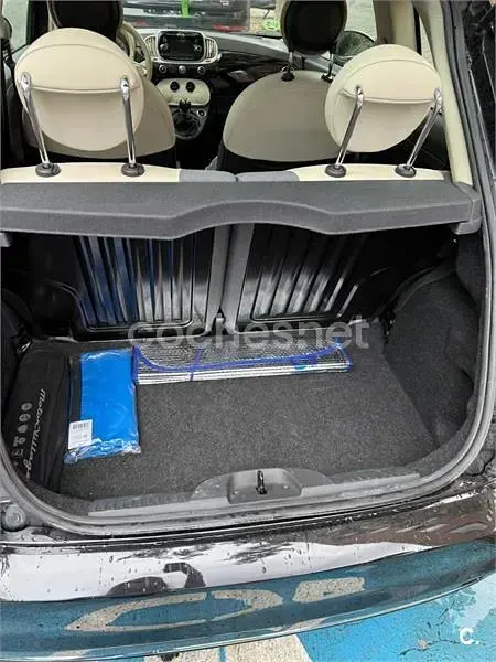 Usado Fiat 500 Lounge 69 CV (50 kW) 2016 Negro Berlina