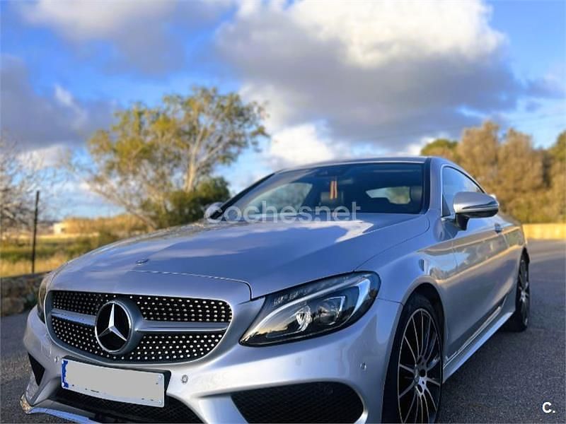 Gris / plata Usado 2016 Mercedes C220 Coupe | 19.900 € (Buen precio) - Imagen 1/4