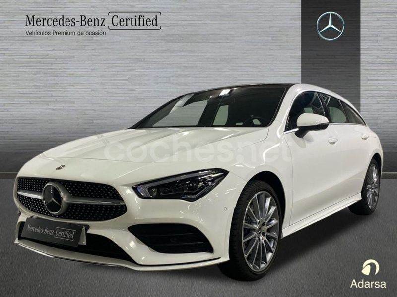 Blanco polar Usado 2022 Mercedes CLA250e Shooting Brake AMG line Familiar | 38.900 € (Un poco caro) - Imagen 1/4