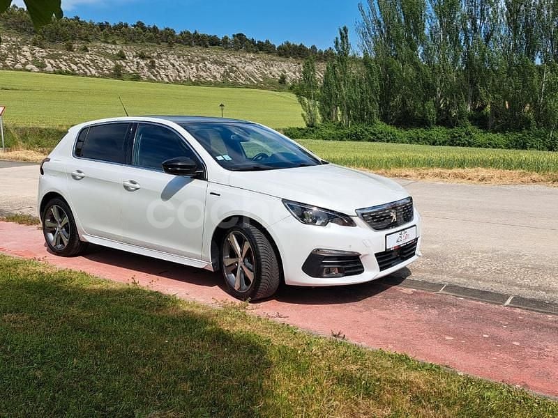 Blanco Usado 2018 Peugeot 308 GT-line Berlina | 10.999 € (Buen precio) - Imagen 1/4
