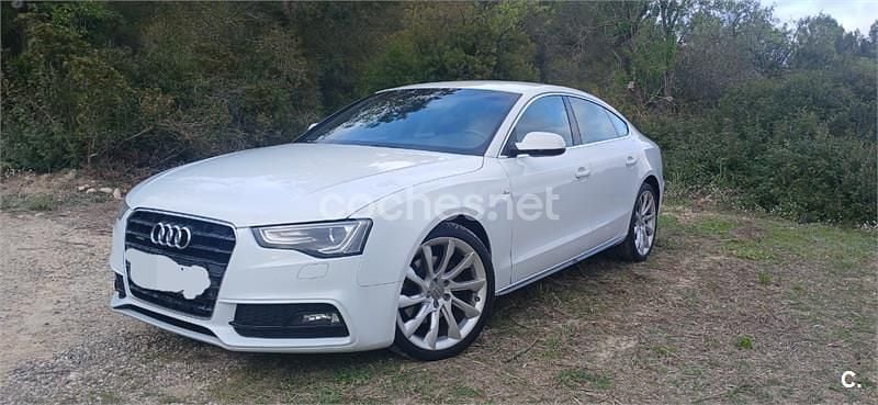 Usado Audi A5 Sportback S-Line 211 CV (155 kW) 2012 Blanco Utilitario