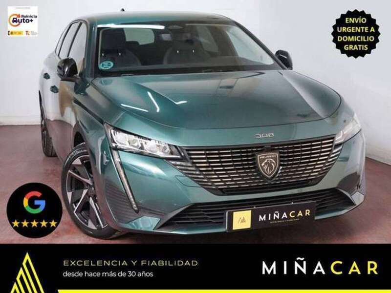 Verde Usado 2022 Peugeot 308 Allure Familiar | 17.450 € (Buen precio) - Imagen 1/3