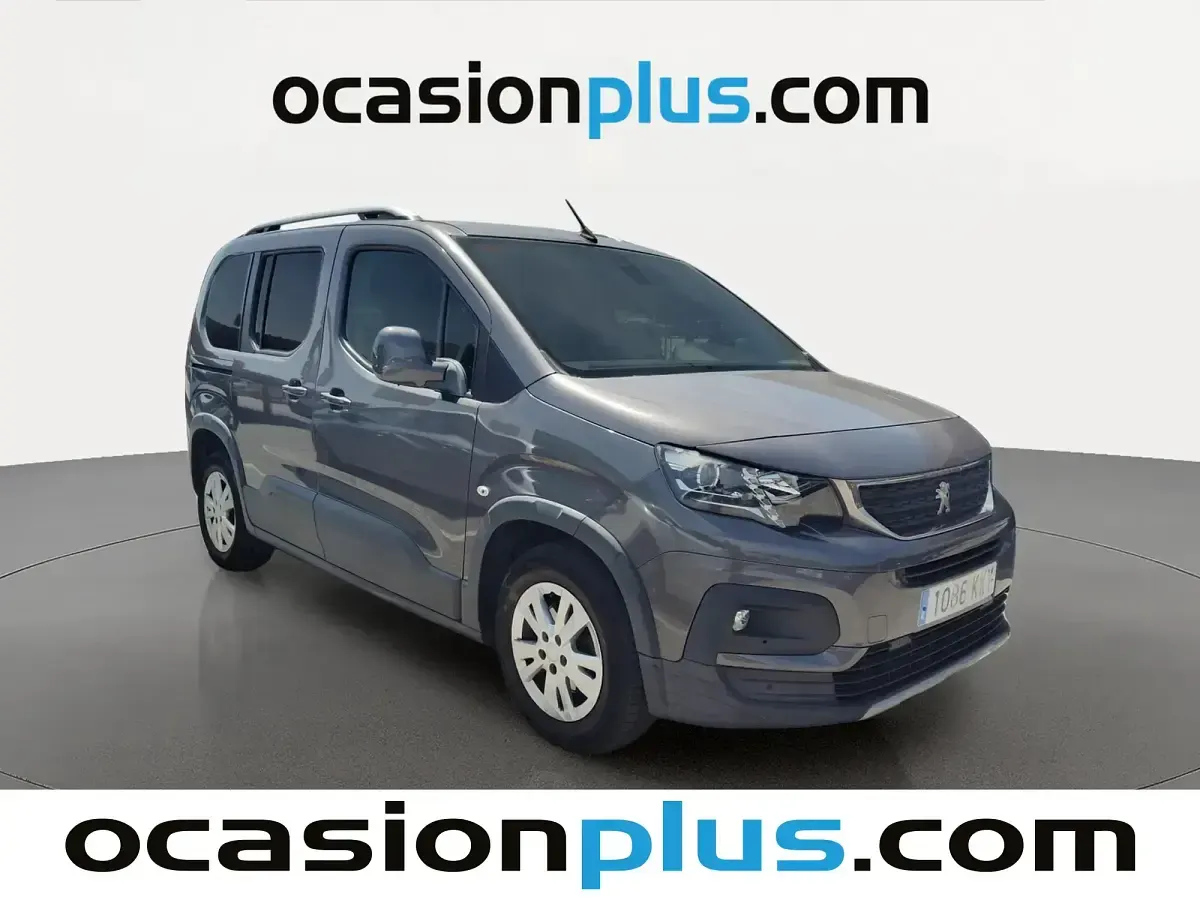 Usado Peugeot Rifter Allure 110 CV (80 kW) 2019 Gris Monovolumen