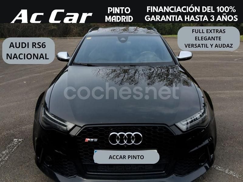 Usado Audi RS6 560 CV (411 kW) 2015 Negro Familiar