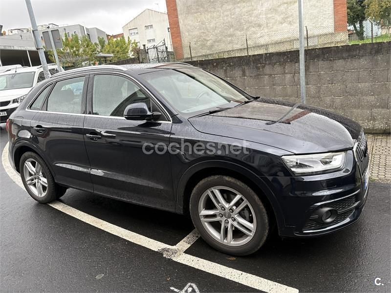Usado Audi Q3 S-Line 170 CV (125 kW) 2013 Azul SUV