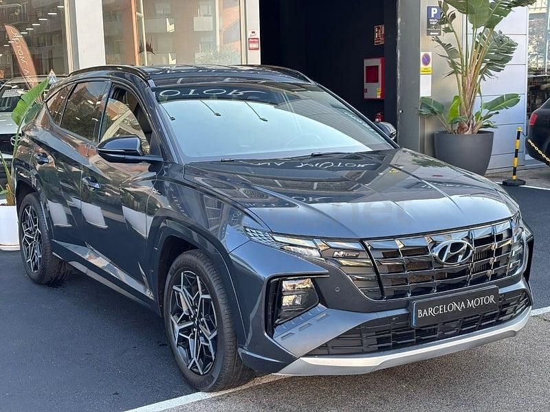 Usado Hyundai Tucson N Line 150 CV (110 kW) 2022 Gris / plata SUV