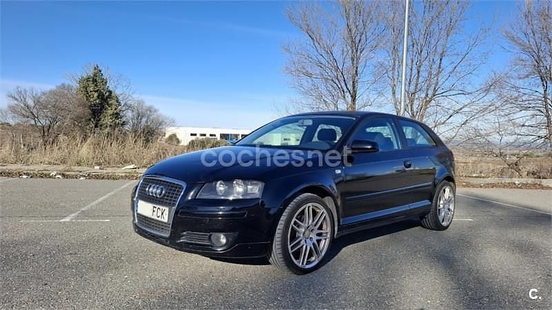 Usado Audi A3 Ambition 105 CV (77 kW) 2006 Negro Berlina