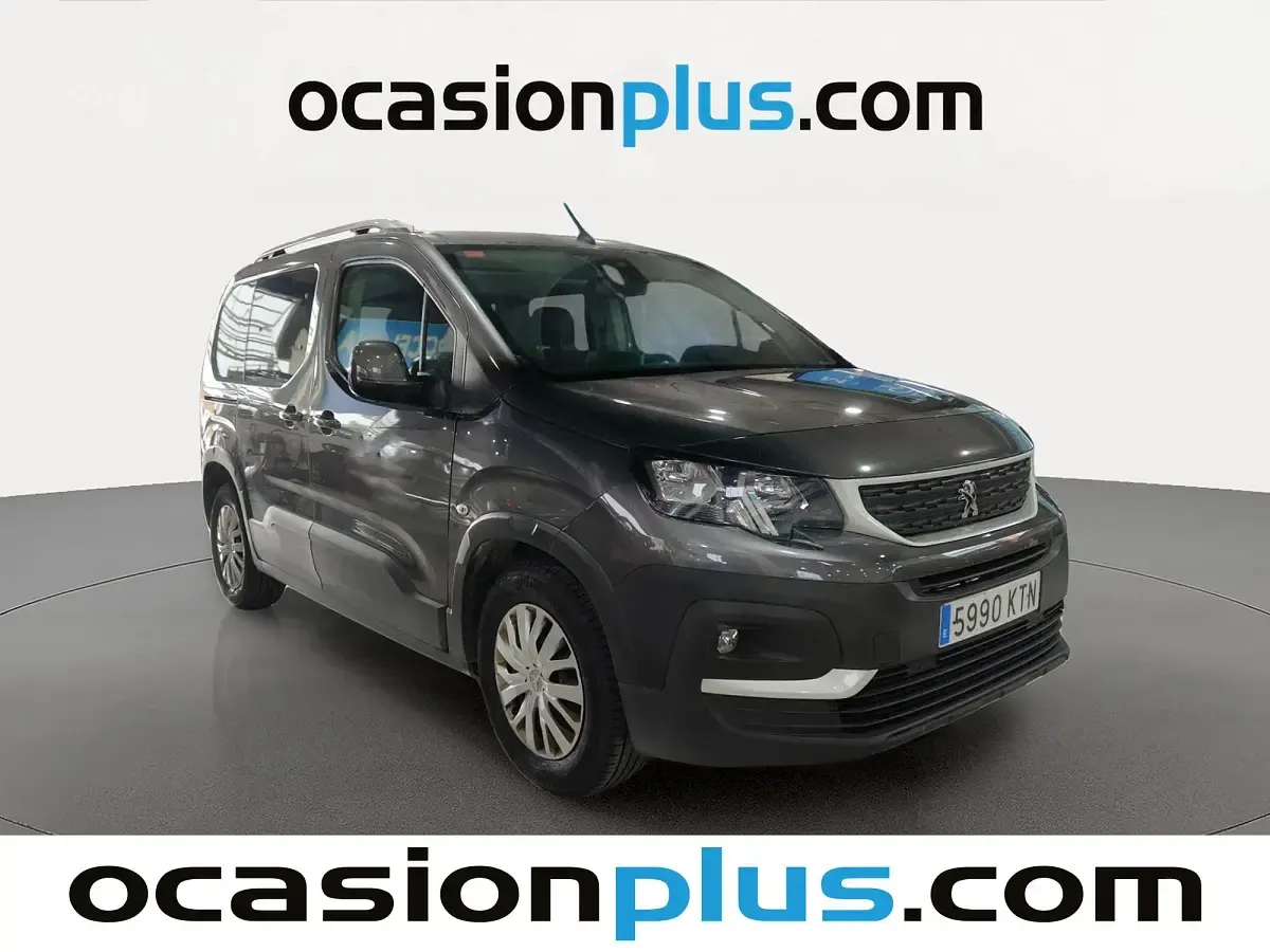 Usado Peugeot Rifter Active 110 CV (80 kW) 2019 Gris plata Monovolumen
