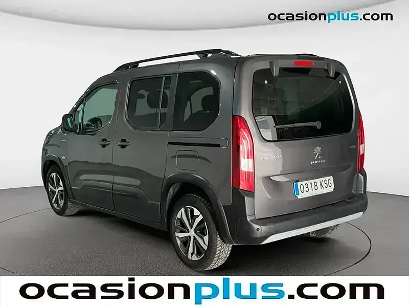 Usado Peugeot Rifter GT-line 131 CV (96 kW) 2018 Gris Monovolumen