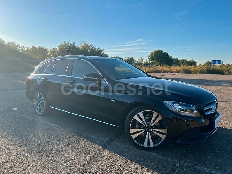 Negro Usado 2015 Mercedes C220 Exclusive Familiar | 18.990 € (Precio justo) - Imagen 1/4