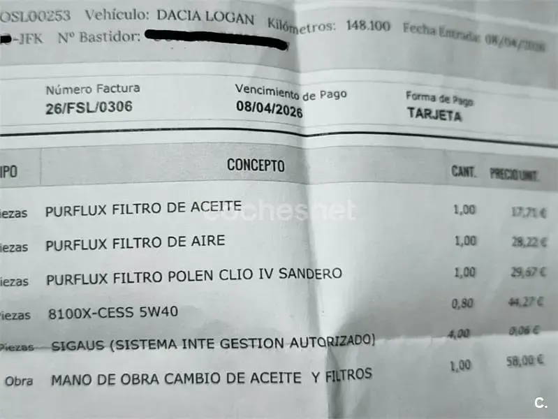 Usado Dacia Logan Ambiance 75 CV (55 kW) 2015 Blanco Berlina