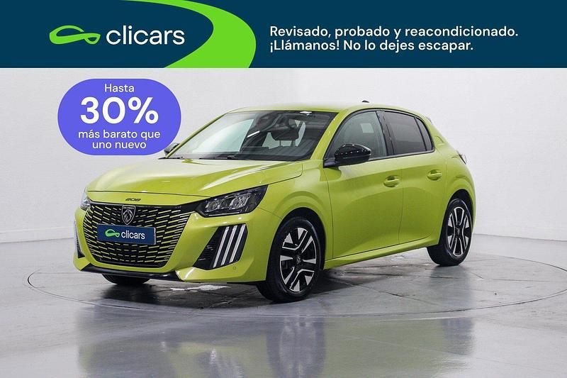 Usado Peugeot 208 Allure 100 CV (73 kW) 2024 Amarillo Utilitario