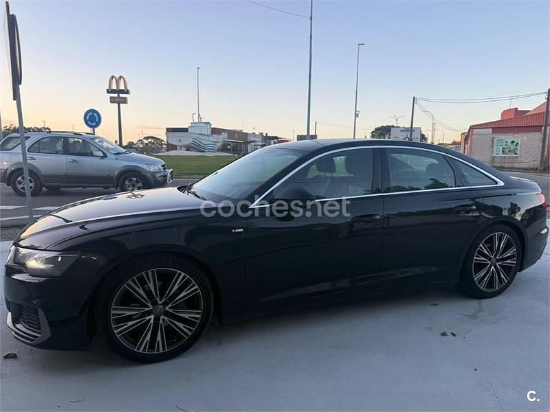 Usado Audi A6 218 CV (160 kW) 2019 Negro Berlina