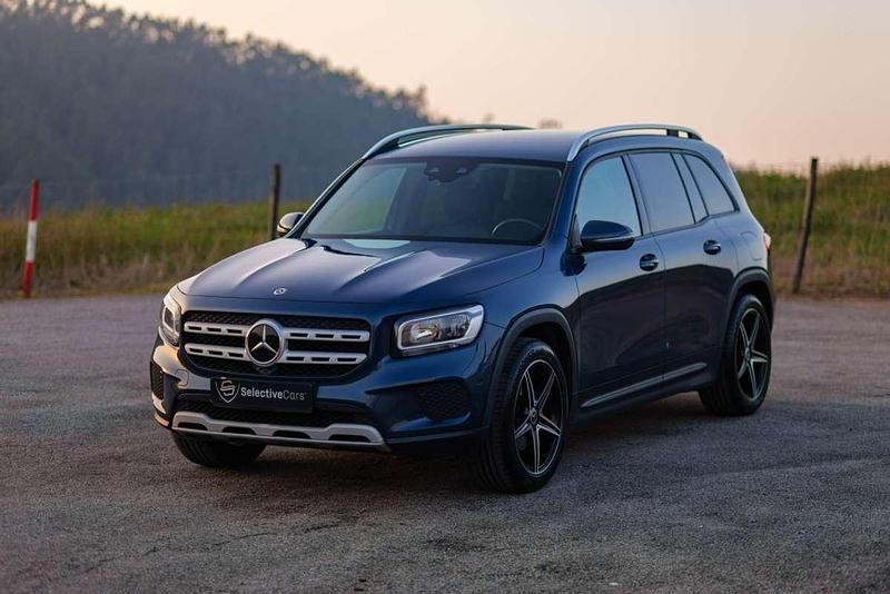 Usado Mercedes GLB200 150 CV (110 kW) 2021 Azul SUV
