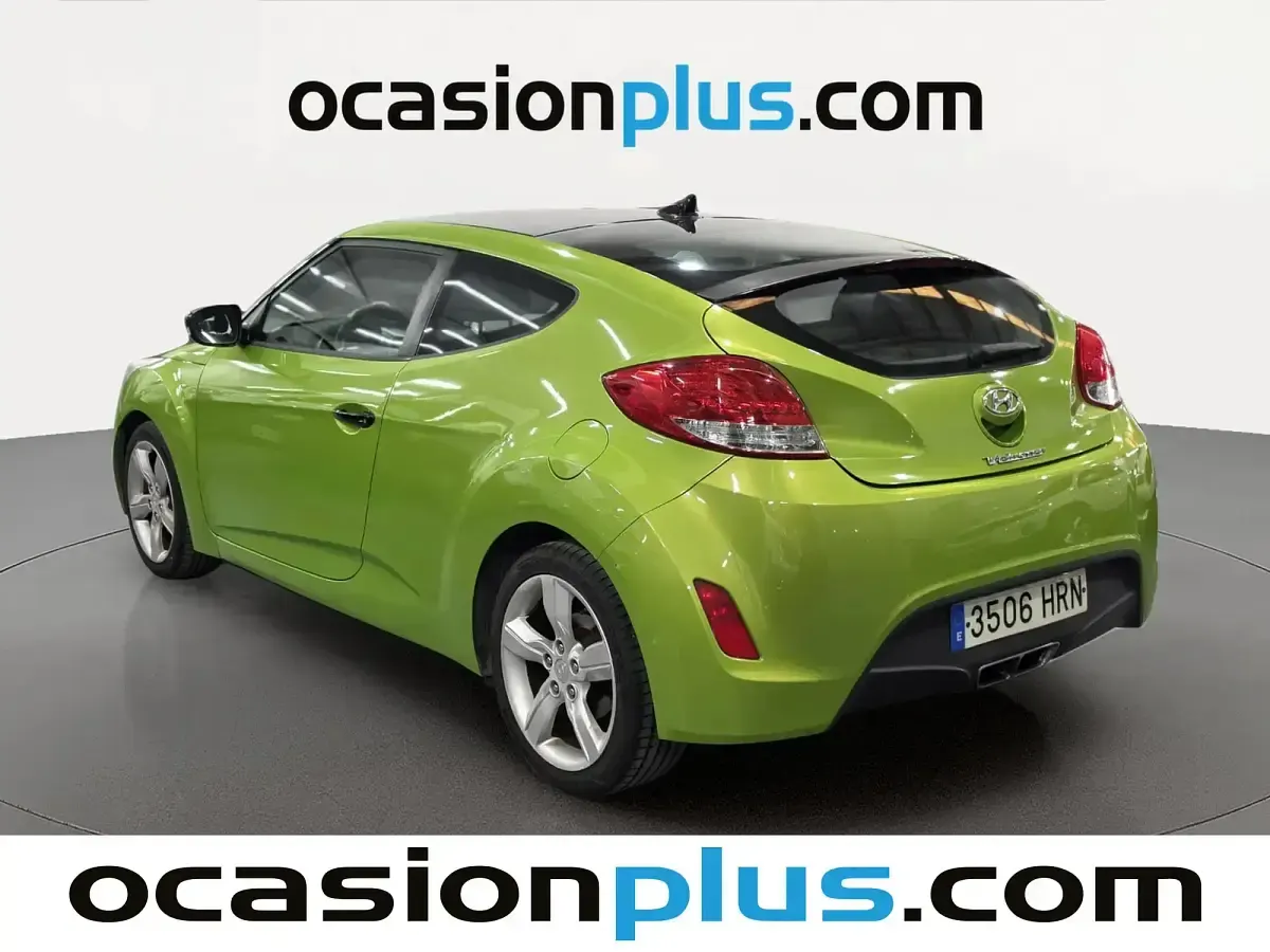 Usado Hyundai Veloster 140 CV (102 kW) 2013 Verde Utilitario