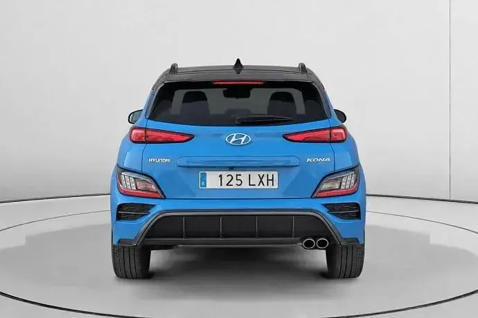 Usado Hyundai Kona N Line 120 CV (88 kW) 2022 Azul SUV