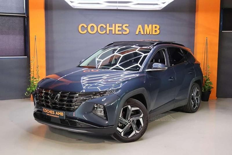 Azul Usado 2021 Hyundai Tucson SUV | 27.950 € (Precio justo) - Imagen 1/4