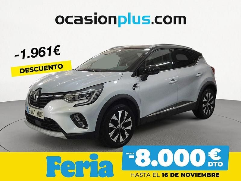 Gris / plata Usado 2023 Renault Captur Techno SUV | 15.850 € (Precio justo) - Imagen 1/4