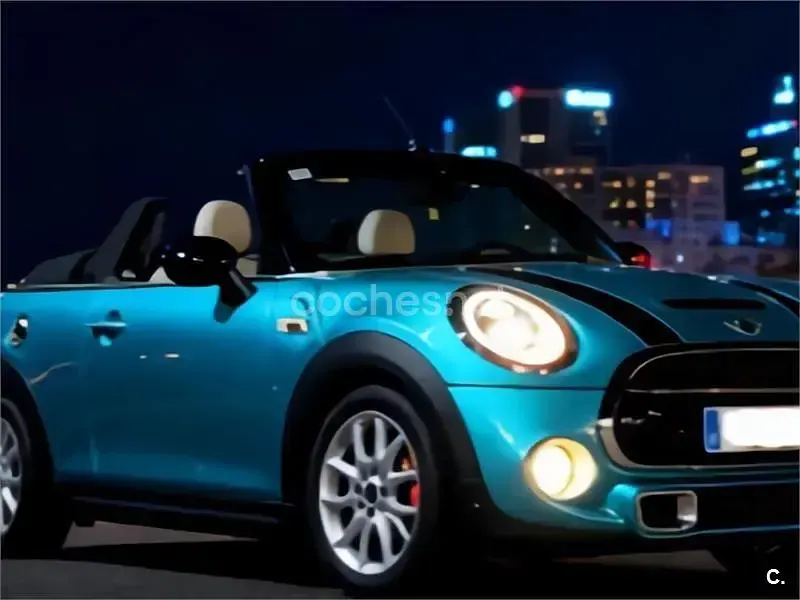 Usado Mini Cooper S Cabriolet 184 CV (135 kW) 2016 Azul Descapotable