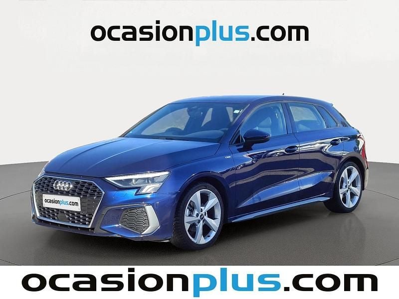 Usado Audi A3 Sportback S-Line 150 CV (110 kW) 2023 Azul Utilitario