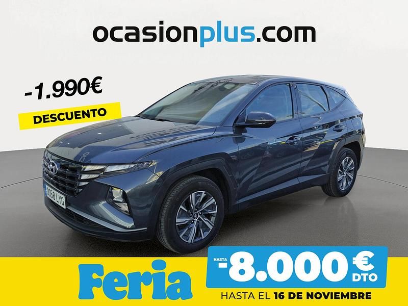 Gris Usado 2022 Hyundai Tucson SUV | 21.900 € (Precio justo) - Imagen 1/4