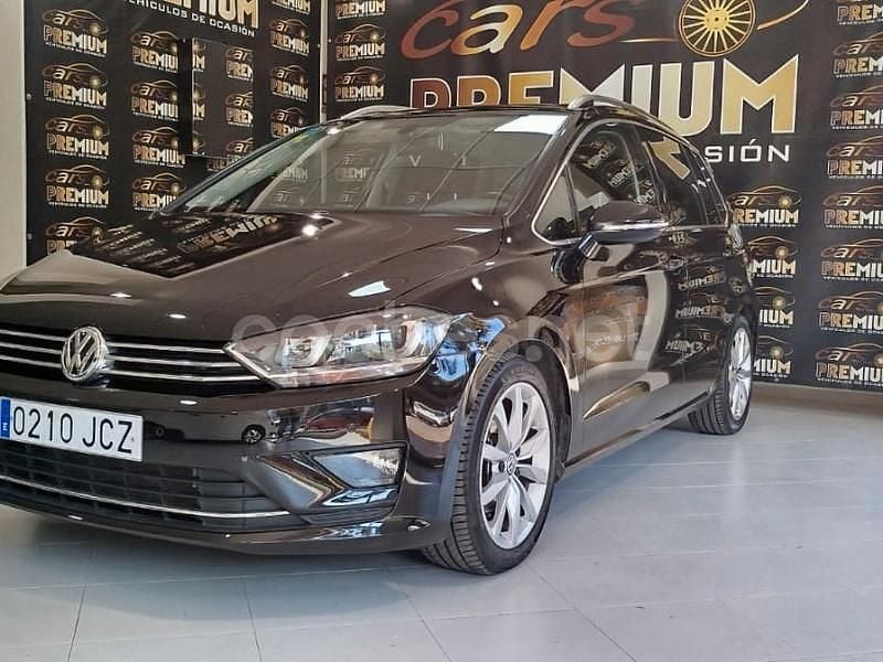 Negro Usado 2015 VW Golf Sportsvan Advance Monovolumen | 11.999 € (Super precio) - Imagen 1/4