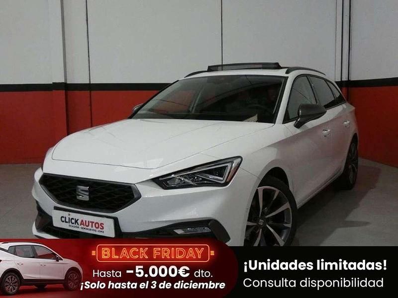 Blanco Usado 2021 Seat Leon FR Familiar | 15.800 € (Super precio) - Imagen 1/4
