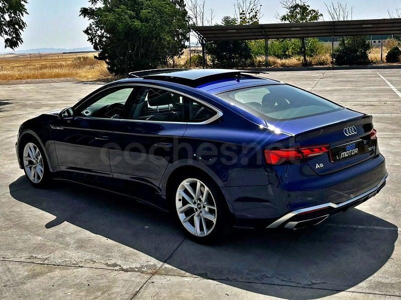 Usado Audi A5 Sportback S-Line 163 CV (119 kW) 2021 Azul Utilitario