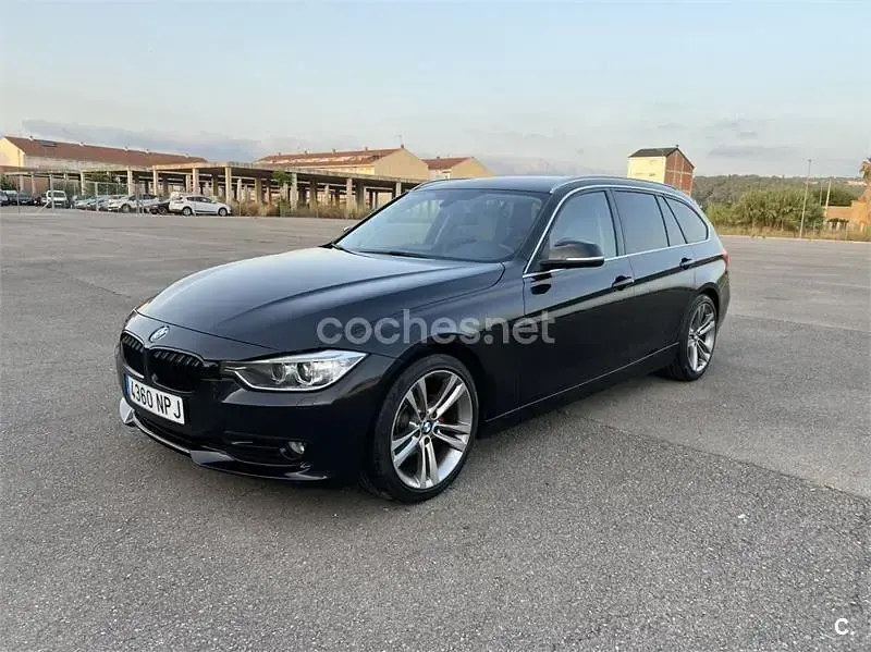 Usado BMW 320 Efficient Dynamics 163 CV (119 kW) 2013 Negro Familiar