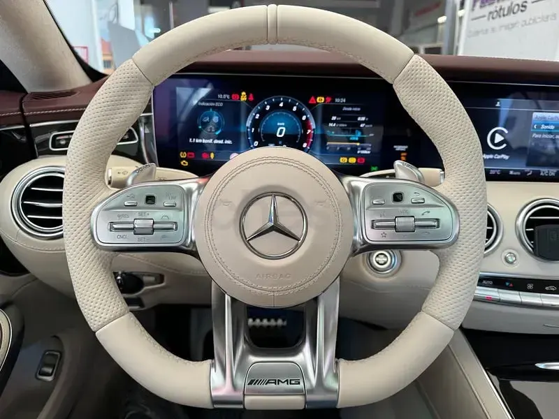 Usado Mercedes S560 469 CV (344 kW) 2019 Gris / plata Coupe