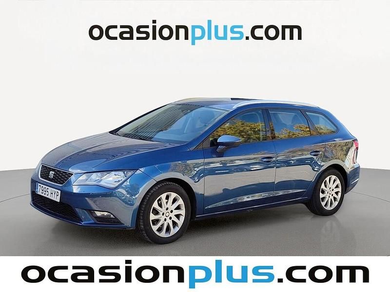 Usado Seat Leon ST Style 105 HP (77 kW) 2014 Azul Carrinha