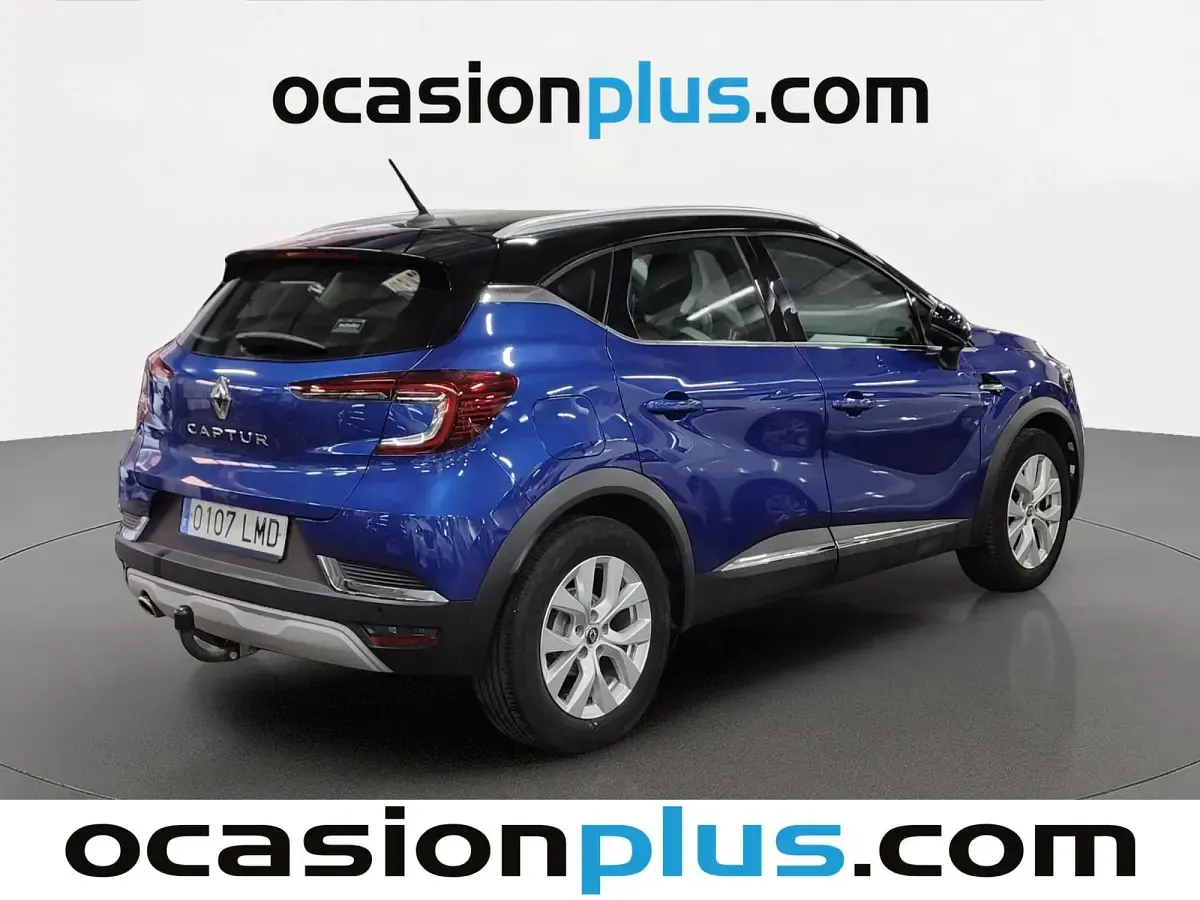 Usado Renault Captur Zen 131 CV (96 kW) 2021 Azul SUV