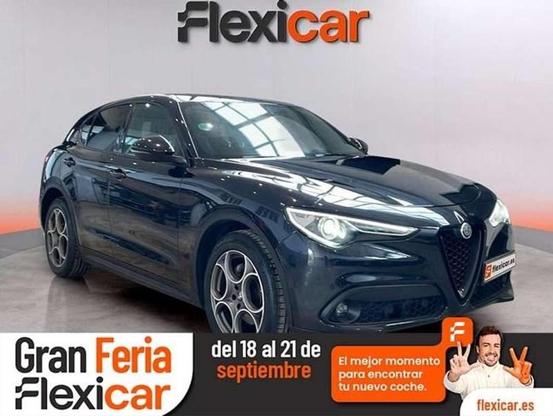 Negro Usado 2022 Alfa Romeo Stelvio Sprint SUV | 23.990 € (Precio justo) - Imagen 1/4