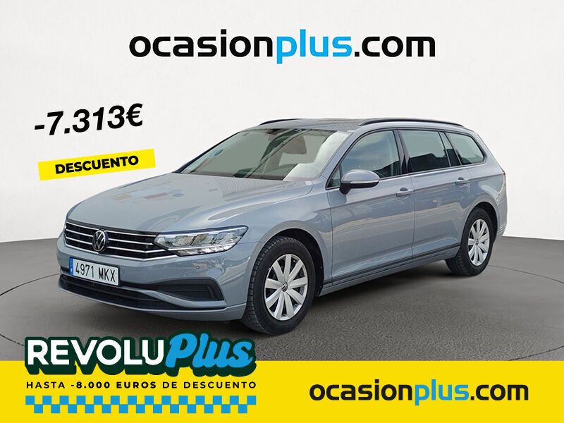 Gris Usado 2022 VW Passat Executive Familiar | 26.990 € (Caro) - Imagen 1/4
